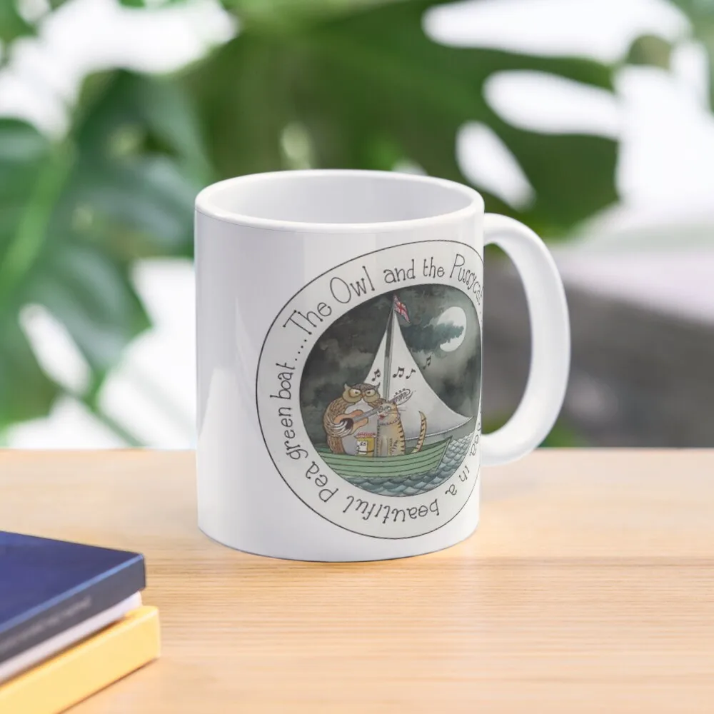 

Owl and the Pussycat Coffee Mug Customizable Cups Mate Cups Funnys Mug