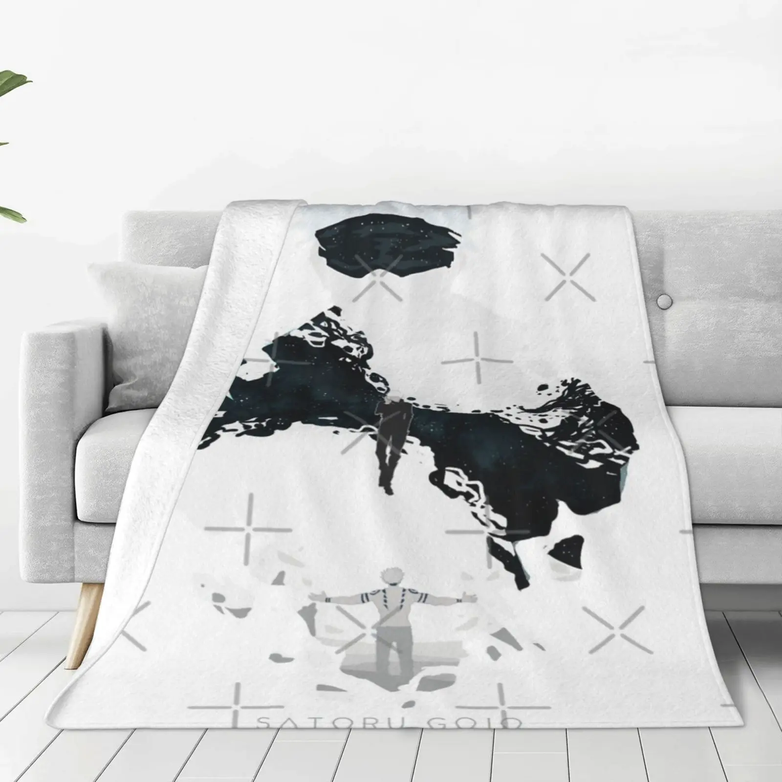 UnlimitedVoidSatoruGojoDomainThinCottonWinterWarmAnimeBlanket