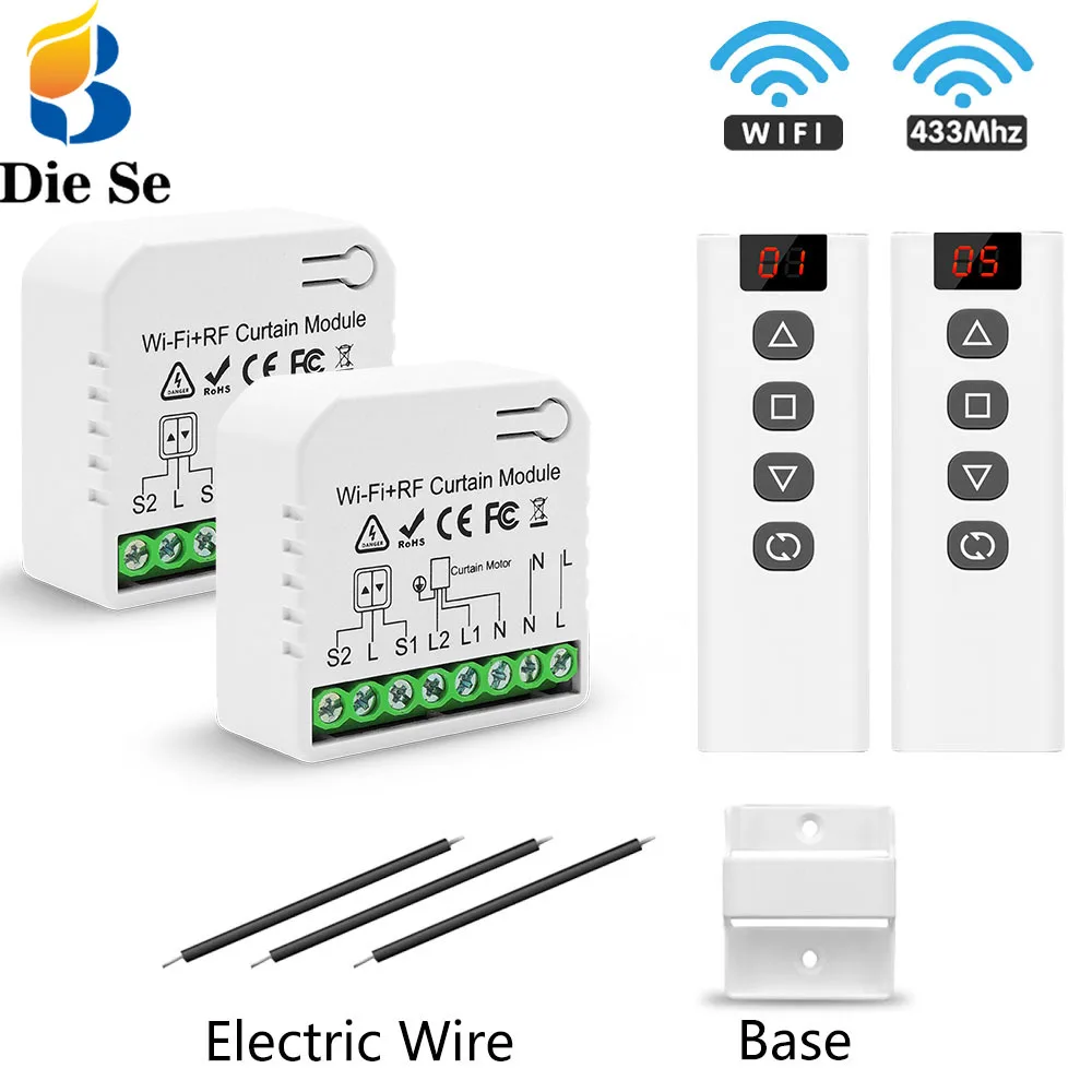 Modulo Interruttore Per Tende Tuya Smart WiFi Per Motore Elettrico Per Tapparelle Life App Controllo Remoto~p154131294