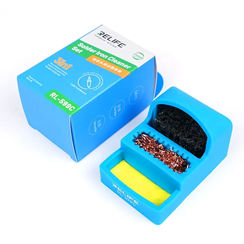 riiさん専用 HOW？ RELIFE RL-599C Soldering Iron Tip Cleaner Silicone High