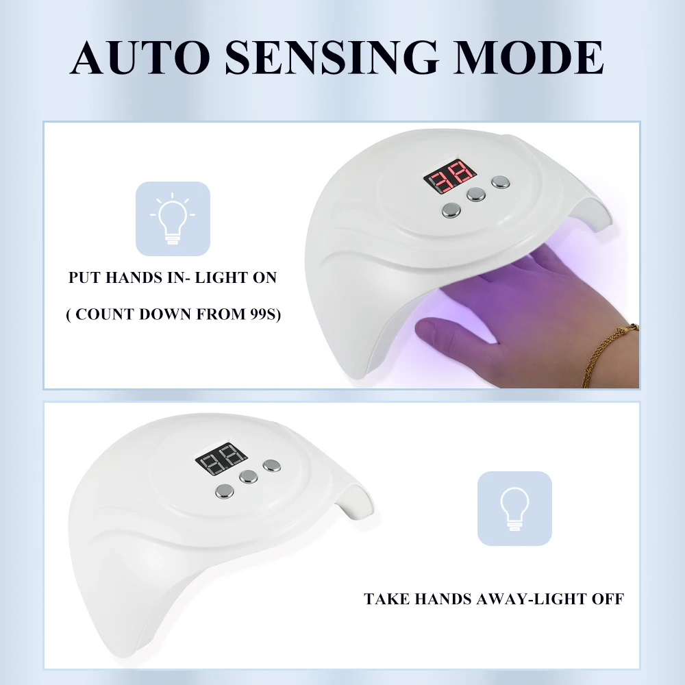 NEW Nail Dryer Machine Portable USB Cable Home Use Nail Lamp For Drying Curing Nails Varnish with 24pcs Beads UV LED Lamp 4