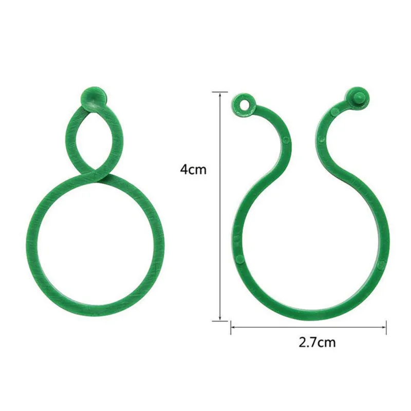 Plant Clips Plastic Plant Clips 20/50/100 Pcs Plant Clips Garter Plants Tomato Clip Reusable Garden Plant Support Rill Greenhouse Seeding Vines Clamp