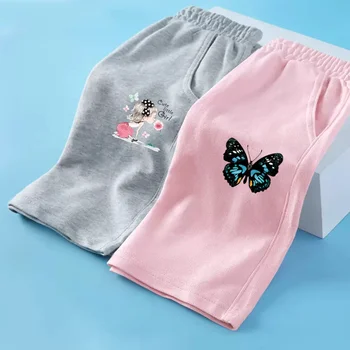 Girls Butterfly Cotton Shorts 1
