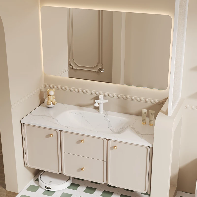 French Washbasin Bathroom Vanities Modern Vintage Vanity Light Bathroom Vanities Mirror Storage Mobiletto Bagno Home Furniture