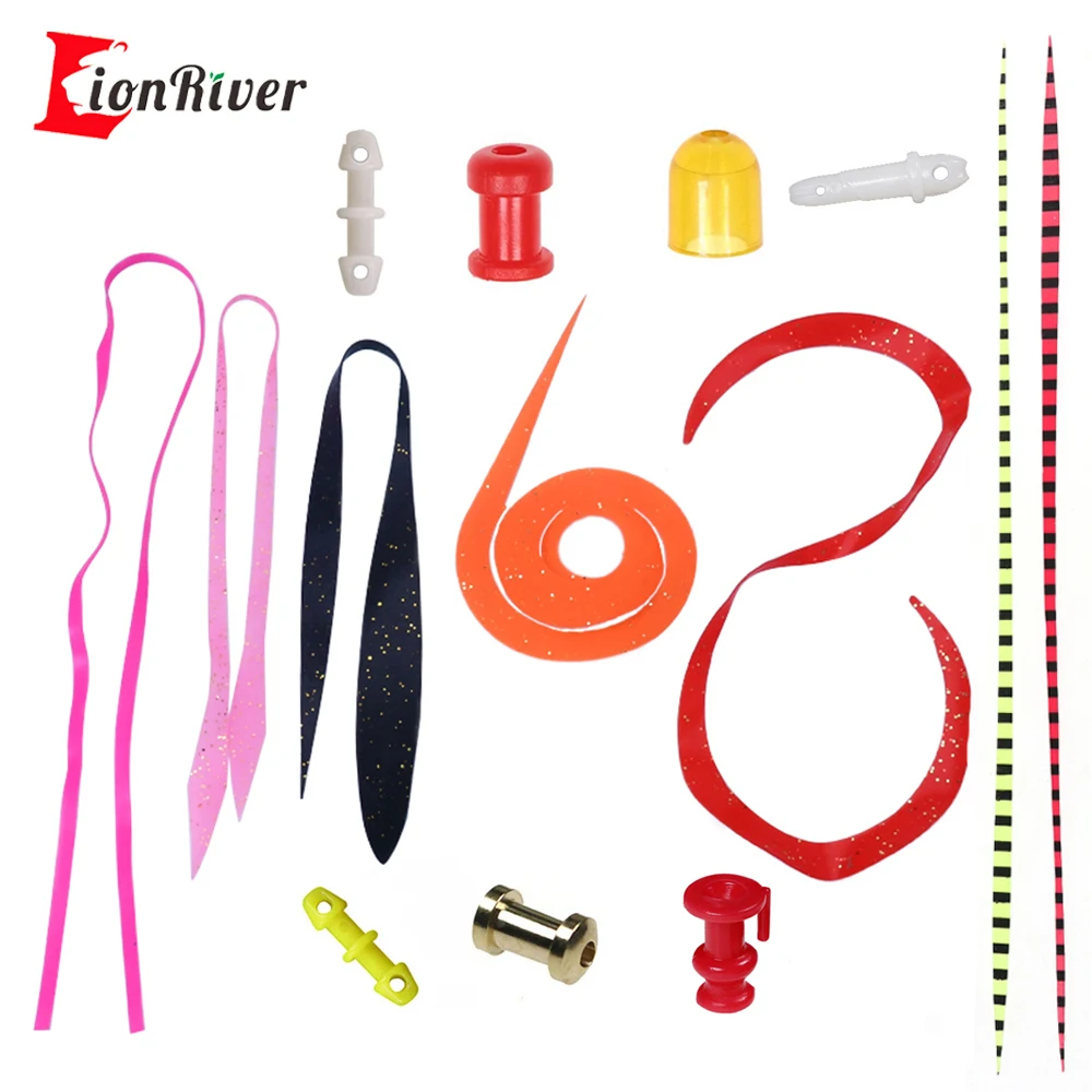 LIONRIVER 20PCS Snapper Fishing Silicone Skirts Saltwater Fishing Madai