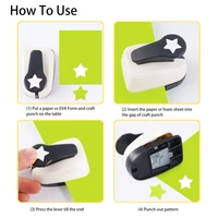 DIY Craft Star Hole Punch Kids Scrapbook Paper Puncher Paper Cutter 9-25mm Punch Scrapbooking Punches Embossing Cutter Puncher 5