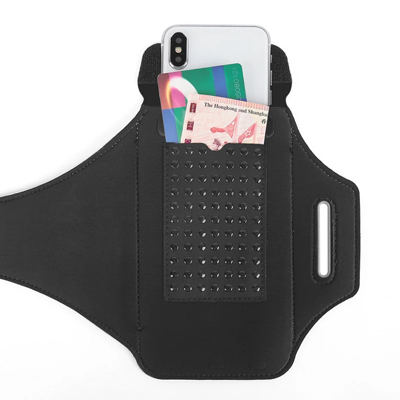 Mobile Phone Armband Running Sport Armbands For iPhone 16 15 14 13 12 Pro Max 14 Plus Samsung S24 Ultra Zipper Arm Bag Case For AirPods Pro 3