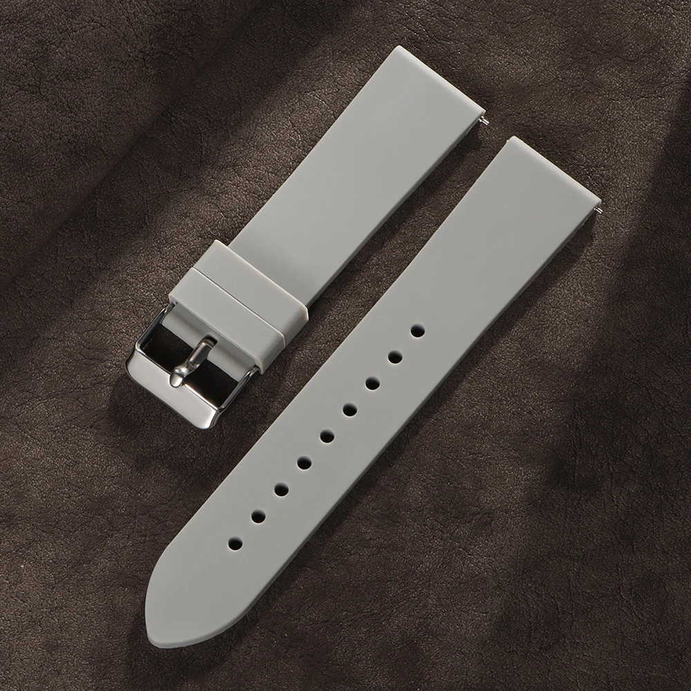 Universal Silicone Quick Release Watchband Bracelet – Flexible & Durable Wristband