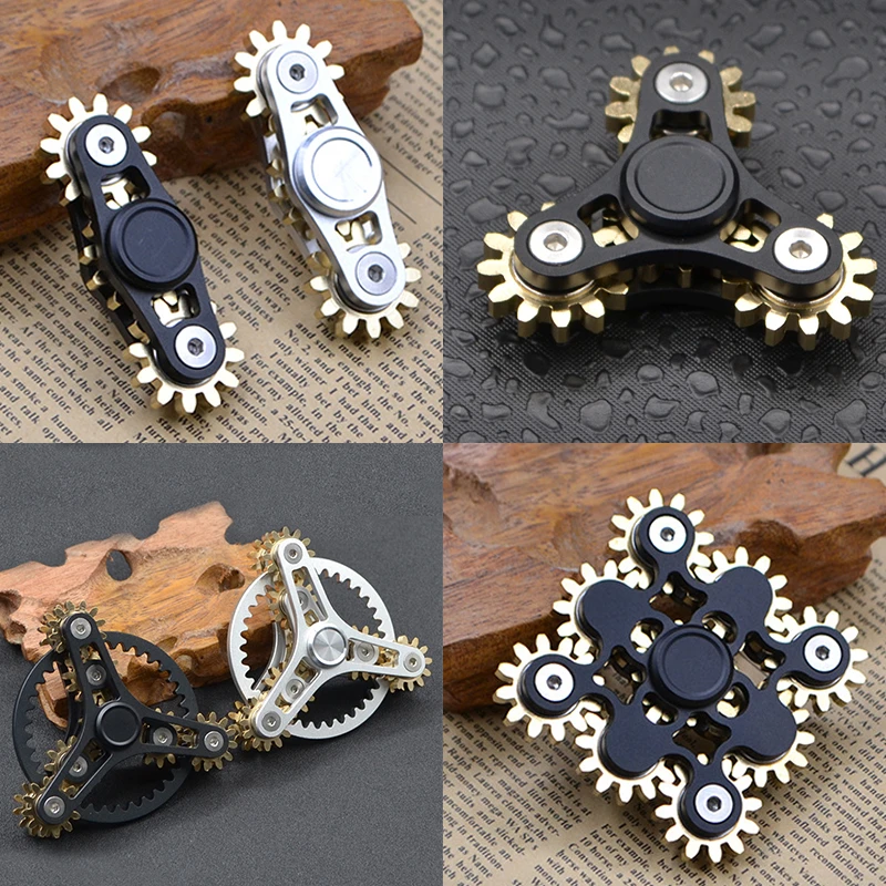 Fidget Spinner Metal Adults EDC Antistress Hand Spinner Toys Children Stress Reliever Rotate Hand Gyro Decompression Gifts