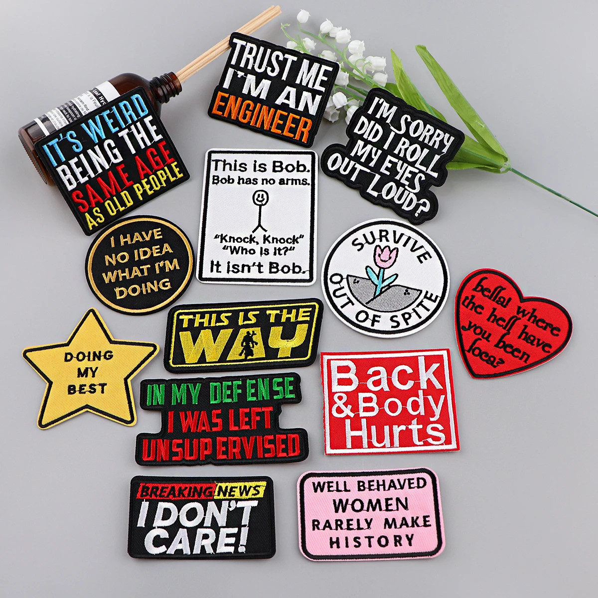 Patch brodé thermocollant| Macon&Lesquoy