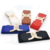 Style Buckle Elastic Wide Belt Wide Cummerbund Strap Belt Waist Female Women Accessories ceinture 2