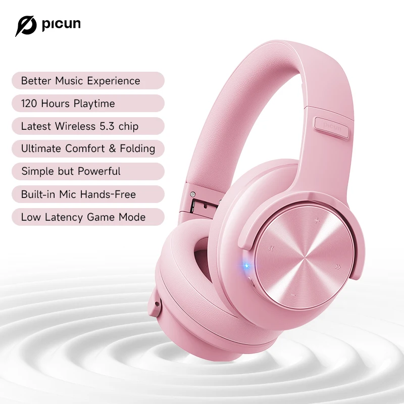 PowerLocus Cuffie Bluetooth, Cuffie Over-Ear con 60 ore di riproduzione