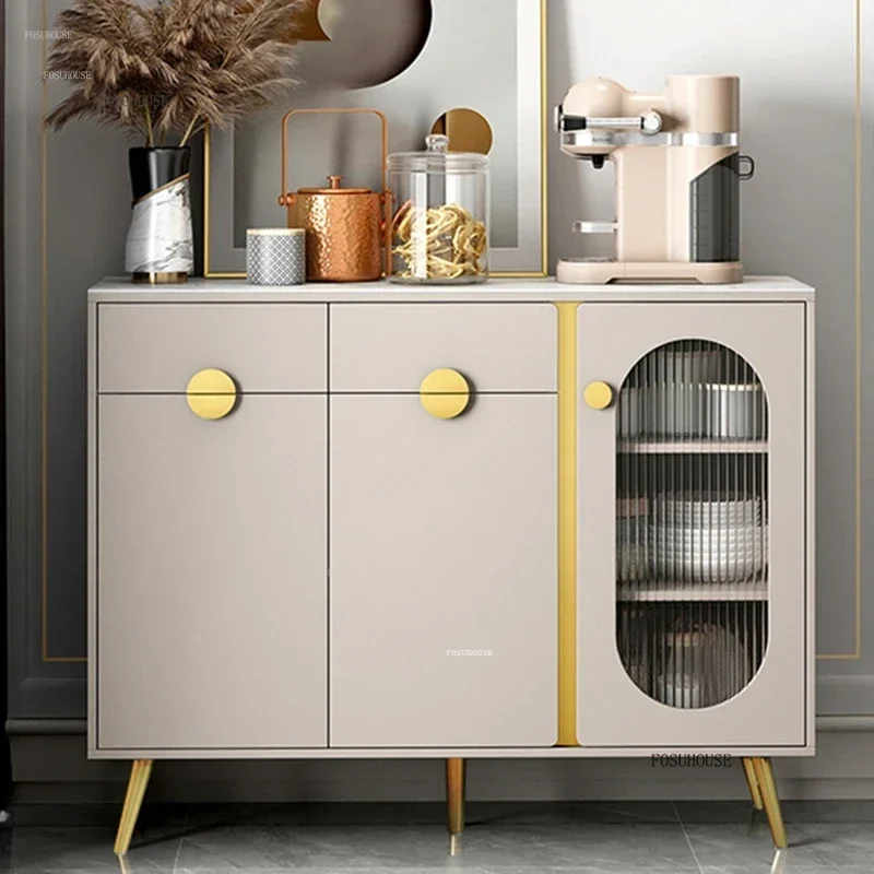 Luxury Slate Sideboard Modern Minimalist Home Living Room Wall Tea Wine Cabinet Simple Kitchen Narrow Cabinet Sideboard