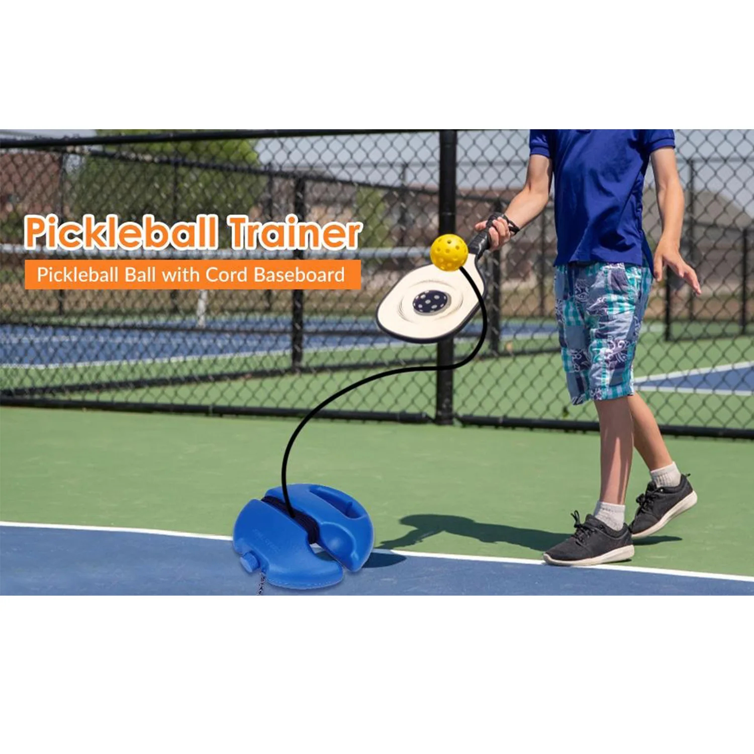 Pickleball Trainer Plastic Pickleball Training Ball, Injection Molding, Hole Ball, Outdoor Toy, 74mm, PE