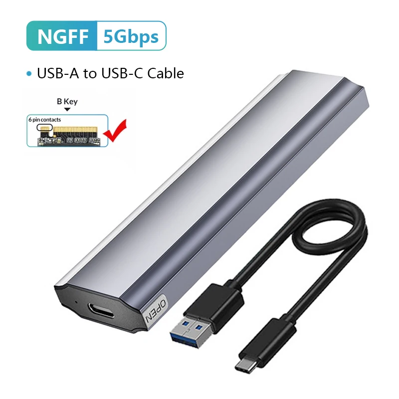 UTHAI M11 M.2 Toolless Solid State SSD Hard Drive Case NGFF/5G Dual Protocol Hard Drive Case Type-C3.1 ssd enclosure