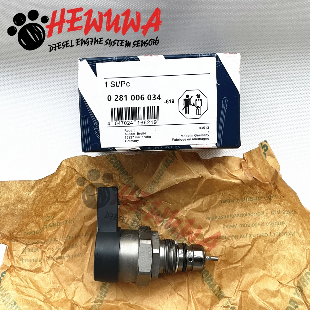 0281006034 Valvola Di Sfiato Del Regolatore Di Pressione Del Carburante Common Rail Drv Per Opel