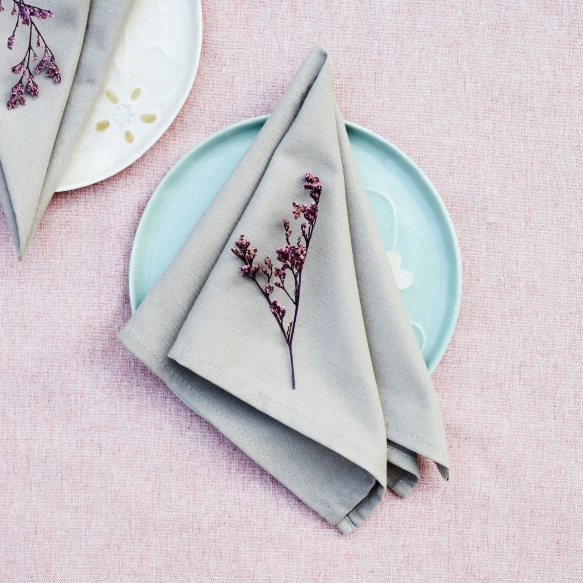 Servilletas Decoración Mesa 10 Servilletas De Lino Y Algodón 40x40 Cm -  Reutilizables, Lavables - Para Mesas, Bodas,, image size:1920x1920