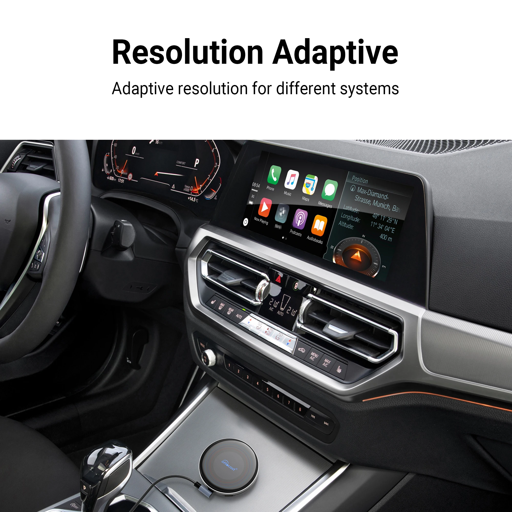 【BMW対応】Ottocast OttoAibox i3 OttoAibox i3 BMW CarPlay AI Box