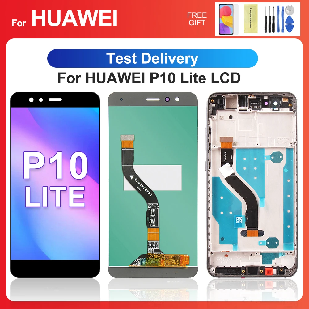 

For HUAWEI P10 Lite 5.2''For Ori WAS-LX1 LX2 LX3 LX1A LX2J TL10 LCD Display Touch Screen Digitizer Assembly Replacement