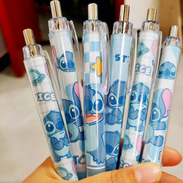 New Anime Stitch Pencil Kawaii Lilo & Stitch Pencil With Eraser Cartoon  Mickey Frozen Princess Stationery Student Gifts - AliExpress