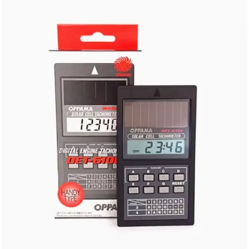 

OPPAMA DET-610R Japan Imported Tachometer Eight-cylinder Gasoline Engine Tachymeter