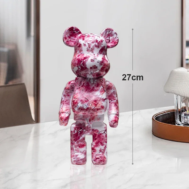 Hars Beer Britting Beer Ornament Sculptuur Standbeeld Creatieve Cartoon Gift Woondecoratie Woonkamer figurine (Color : H, Size : 28cm