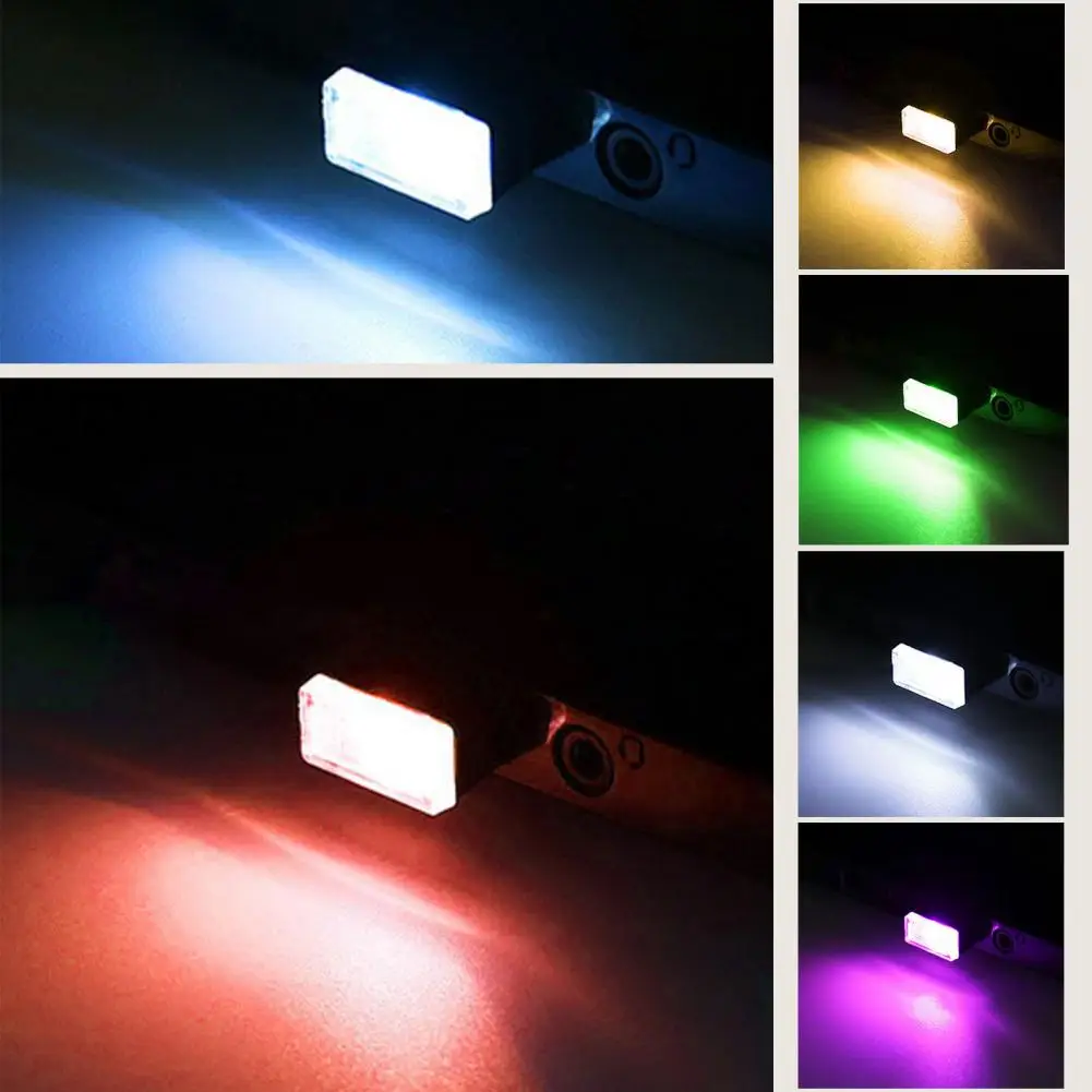 

4Pcs USB Car LED Ambient Lights Enhance Driving Experience Easy Install Improved Safety Comfort Ambient Lights