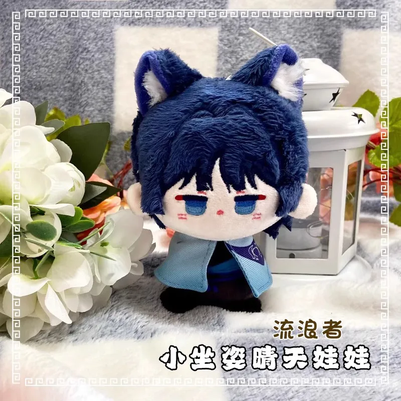 Genshin Impact Plush Doll Wande Kaveh Tighnari Al Haitham Dottore Cyno Diluc Kazuha Pendant Keychain Anime Cosplay Toy Kids Gift genshin impact stationery stickers anime al haitham tartaglia curly sticker stationery student sellotape waterproof kawaii decor