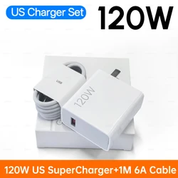 Xiaomi 120W Enhanced Turbo Fast Charger with USB Type - C Cable - US 120W Charger Set