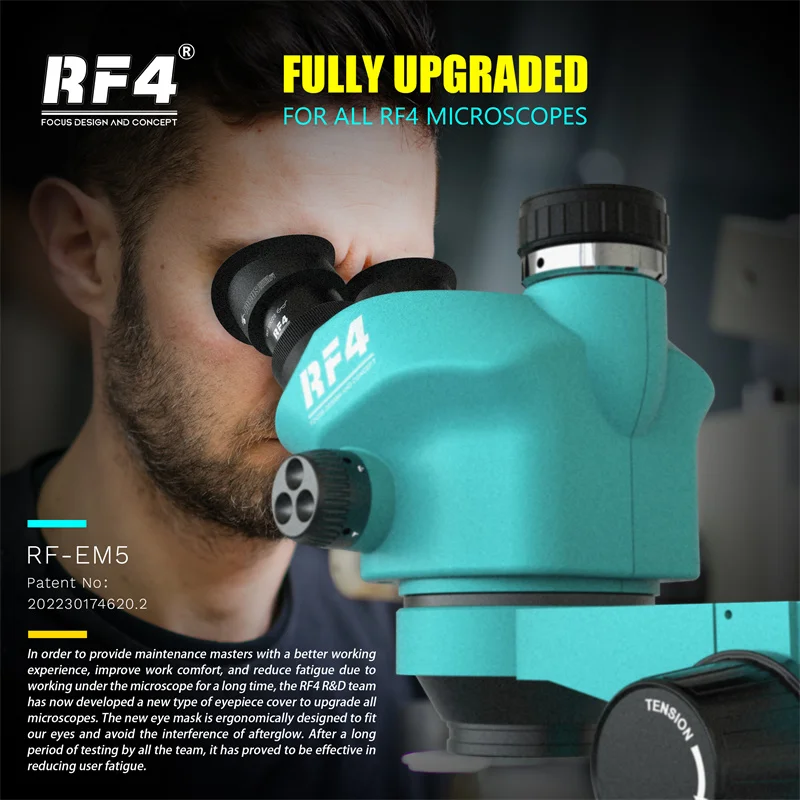 Eye Protector Cups RF4 RF-EM5 Eyepiece Cover for Trinocular Stereo Microscope Prevent Light Leaking Rubber Eye Guards Shield