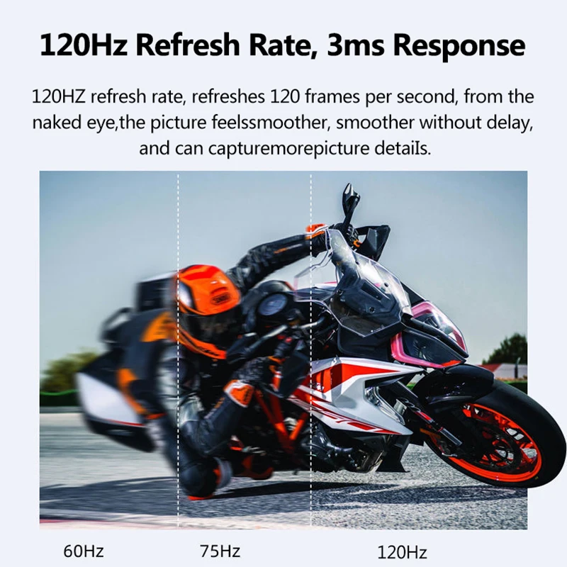 노트북 맥 폰 Xbox PS4/5 용 휴대용 모니터, 16 인치, 2.5K, 120Hz, 2560x1600 16:10, 100% sRGB, 480Cd/m² 디스플레이 게임 화면, 신제품
