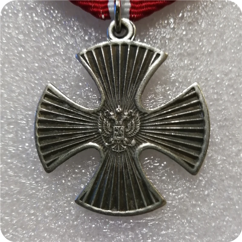 Medal Badge RUSSIAN FEDERATION RARE ORIGINAL ORDER OF COURAGE # 16.098 FOR FIRST CHECHEN WAR