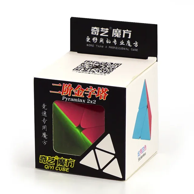 [ECube] QiYi Pyraminx 2x2 Cubo Magico Speed Toy Magic Cube Professional Game Smooth Creative Safety Education Puzzle Gift 6