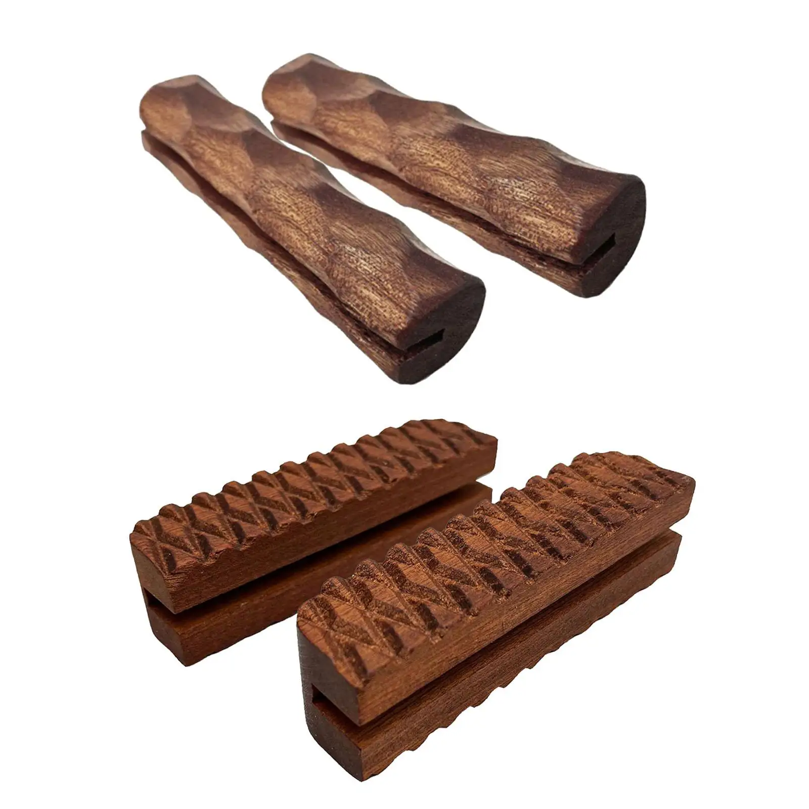 

BBQ Pan Handles Anti Scalding Wooden Handle for Grill Pan Camping Griddle