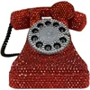 Rhinestone Retro Telephone Piggy Bank Sparkling Phone Money Box Coin Bank Money Saving Box Home Decoration Creative Gift 6