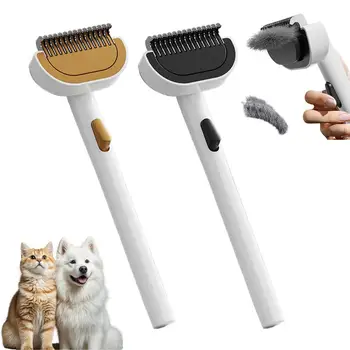 Stainless Pet Deshedding Brush Dog Hair Remover Pet Fur Knot Cutter Puppy Cat Comb Brushes Dogs Grooming Shedding Supplies 1