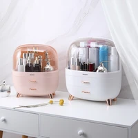 Cosmetic Storage Box Big Capacity Dustproof Waterproof Makeup Organizers Home Skin Care Make Up Nail Jewelry Storage Drawers 2