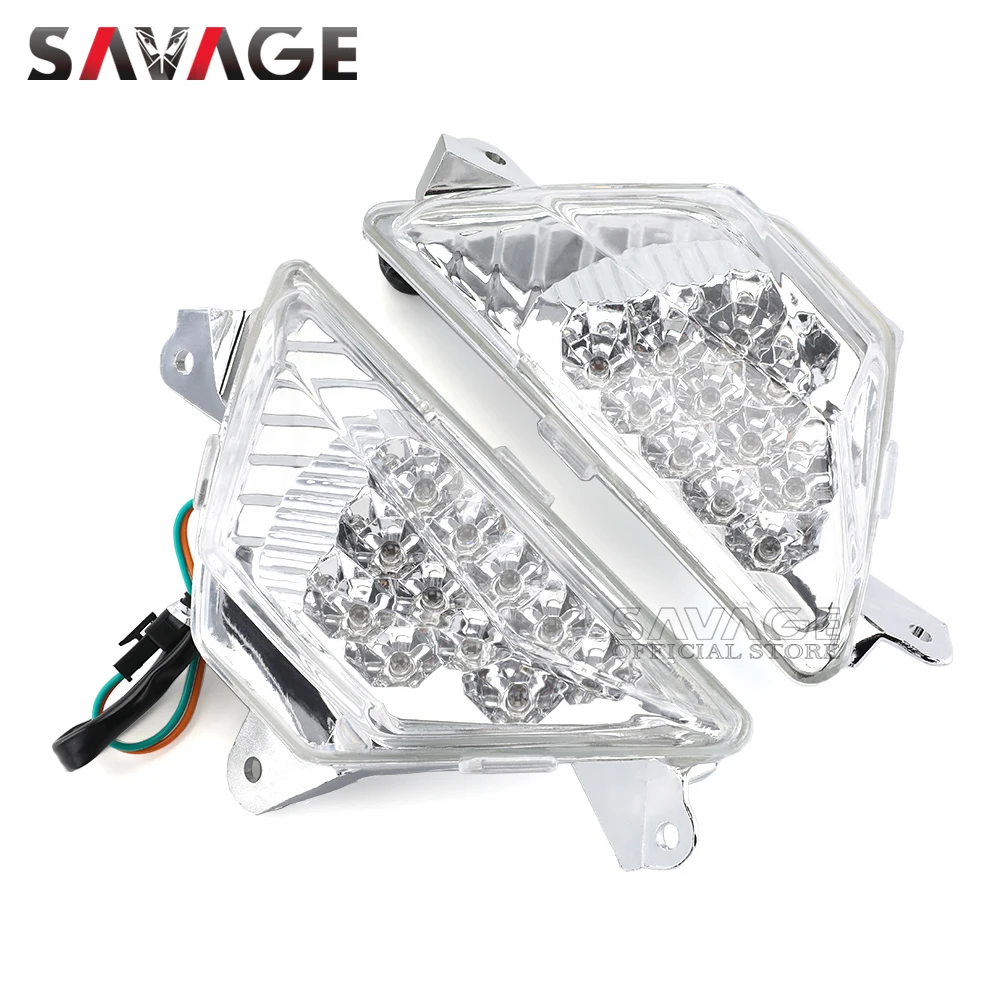 Front LED Turn Signal Indicator For KAWASAKI NINJA 250 300