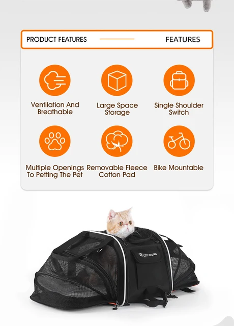 New Design Bike Pet Bag Cat Top Opening Motorbike Dog Carrier Bag - China   Hot Sale and Wholesale Fashion Pet Carrier Bag price