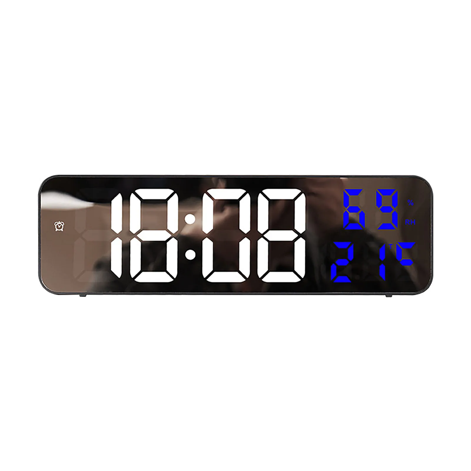 Reloj de pared Digital de pantalla grande, multifuncional, pantalla LCD,  despertador electrónico para estudiantes, hermómetro, higrómetro,  decoración del hogar - AliExpress