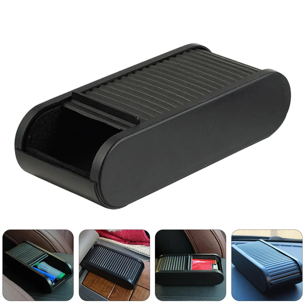 

1Pc Car Storage Box Telescopic Open Case Plastic Container Sundries Container
