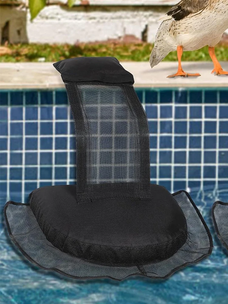 Rampes De Secours Pour Piscine - Plateforme De Sauvetage Pour Animaux (grenouilles, Oiseaux, Lézards) Avec Filet Intégré - Sécurité Et écologique - 4