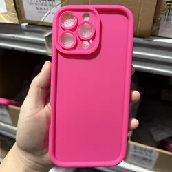 Personalized Photo Customized Phone Case - iPhone 15 (Pink)