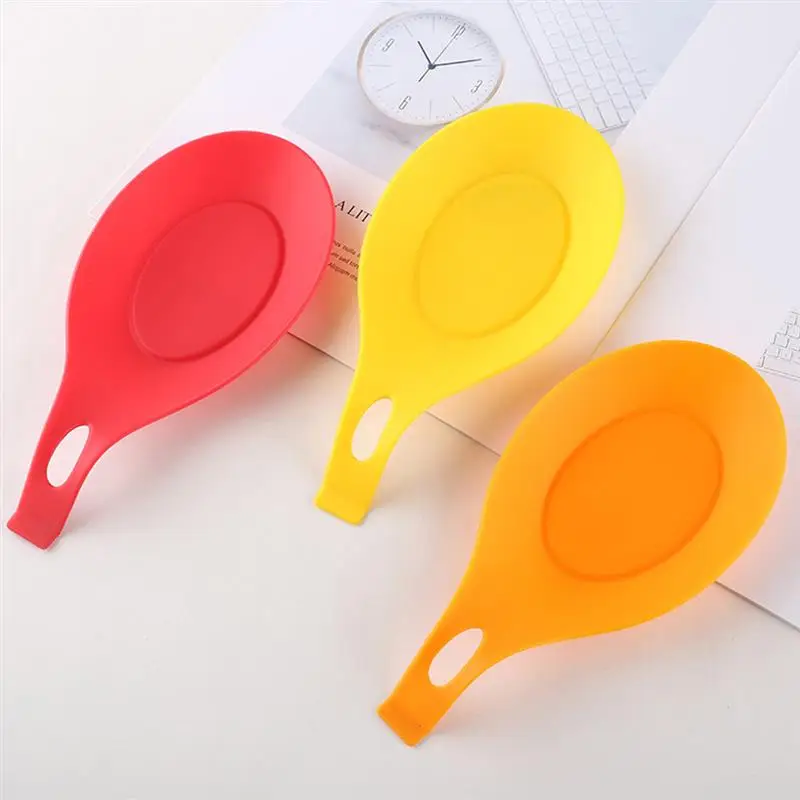 Ladle Holder For Tea Chopsticks Fork Reset Utensil Organizer Stove Black Counter Silicone Kitchen Coffee Dish Bag