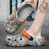 Plus Size 47 Summer Men Sandals Light Soft EVA Men's Hole Shoes Outdoor Slippers Home Garden Clogs Male Beach Flats Slides 5