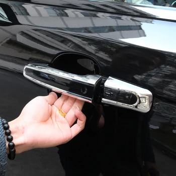For Jaguar E-PACE XE XF XFL F-Pace Chrome Exterior Side Door Handle Cover Trim For Land Rover Discovery Range Rover Sport L494 1