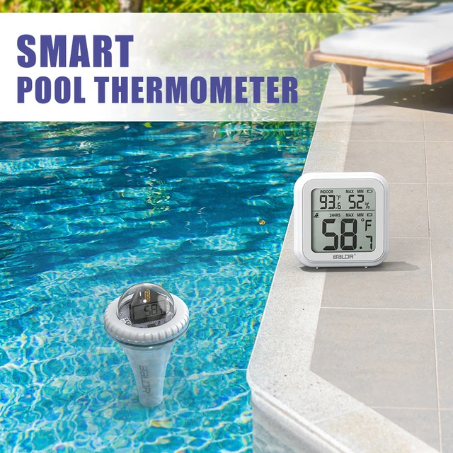 U.S. Pool Supply Floating Unicorn Thermometer - Easy to Read