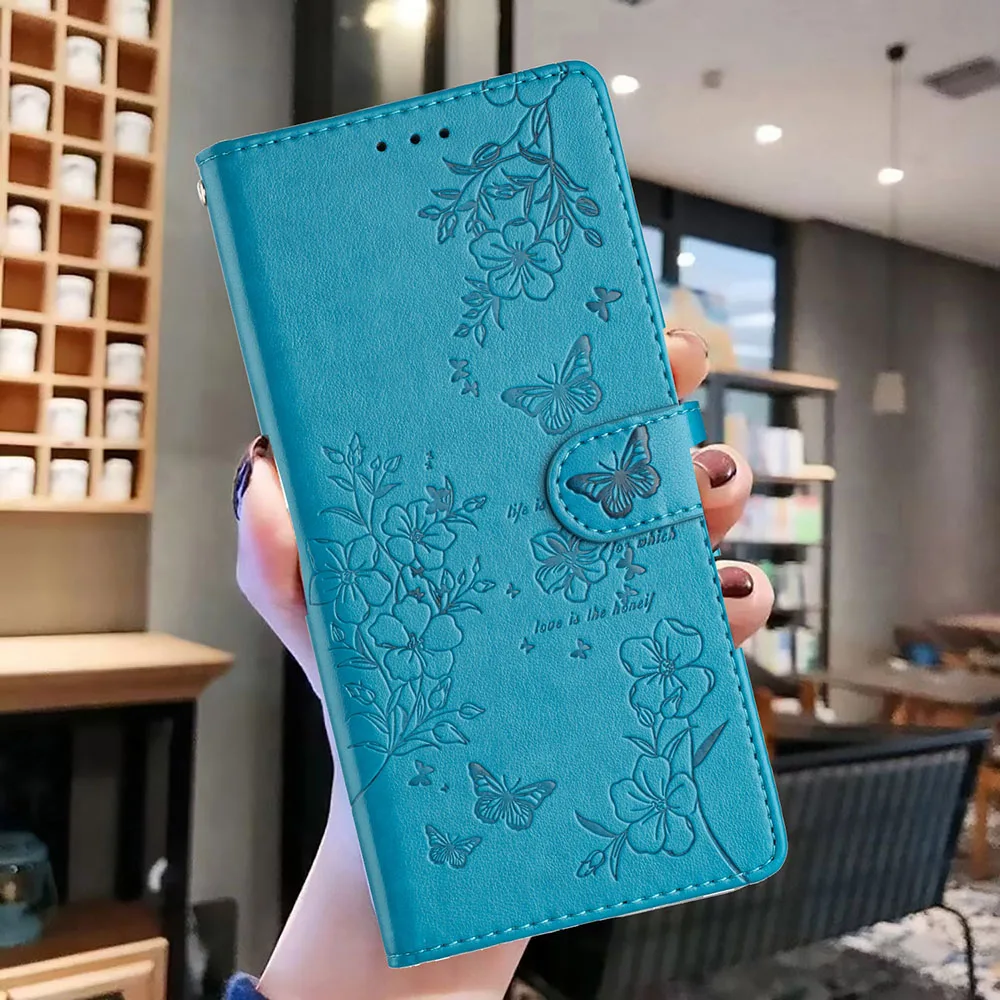 Elegant Leather Wallet Case with Card Storage Holder and Phone Cover