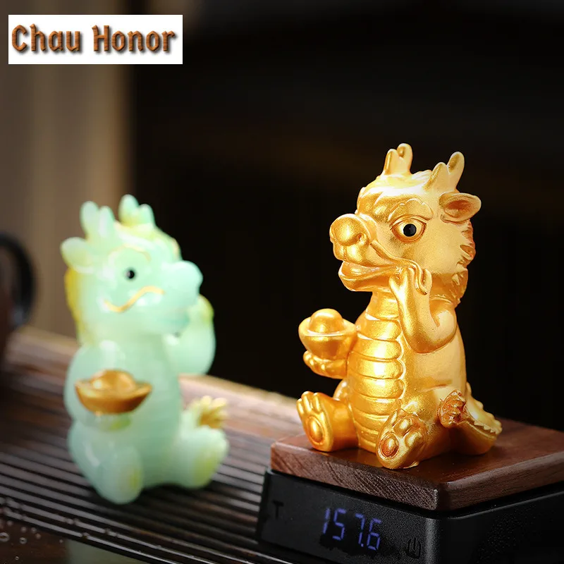 2025 Year Of The Snake Tea Pet Ornament Attracts Wealth And Auspicious Tea Set Accessories Can Raise Color-changing Decorations