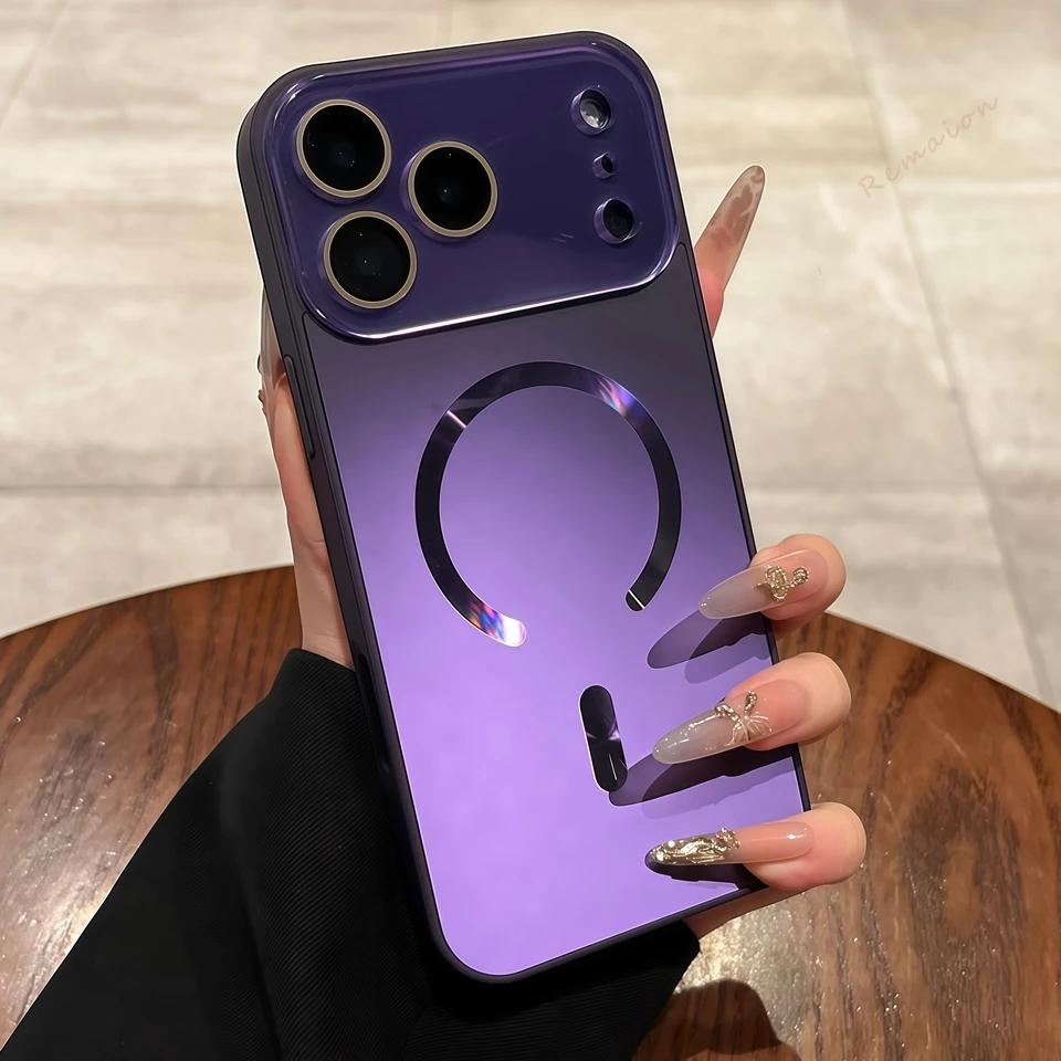 ตัวเลือกสินค้า เคสแม่เหล็กกลิตเตอร์หรูสำหรับ iPhone 17/16 Pro Max